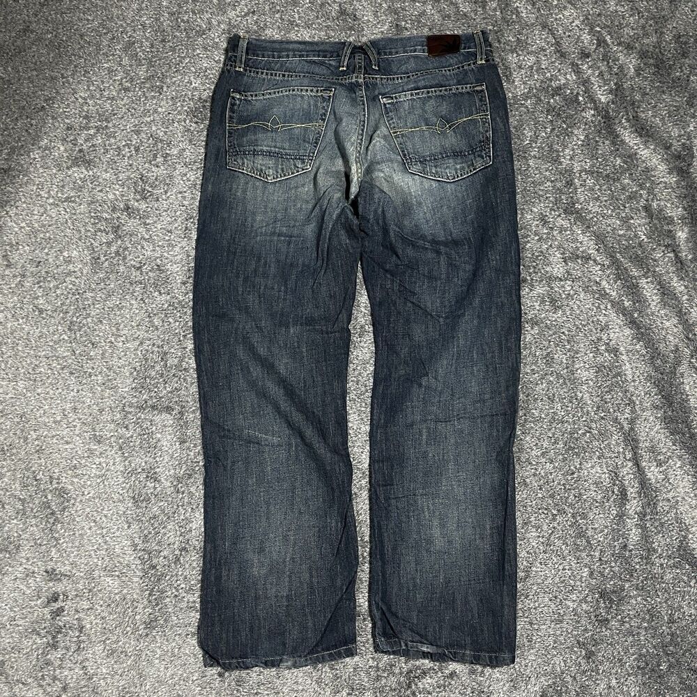 Vintage Agave Copper Denim Jeans Blue Faded Size 35x39